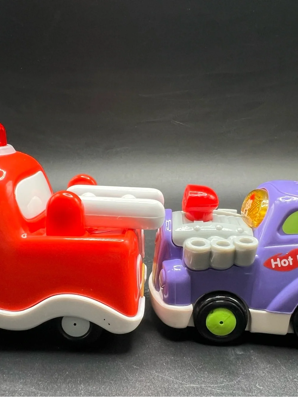 Vtech Go Go Smart Wheels Cars Fire Truck and Hot Rod Light and Sound Works